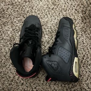 Air Jordan 6 Retro GS Anthracite Black Hyper Pink
